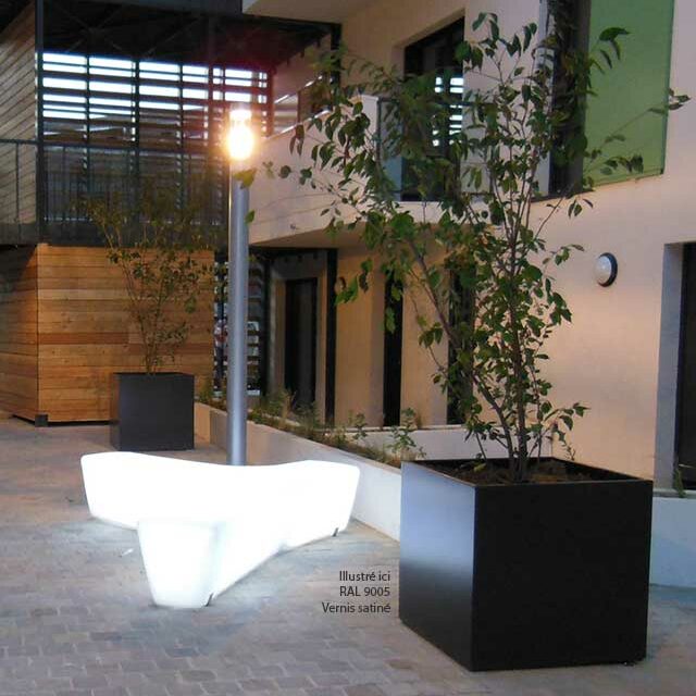 ICC Jardinières cubiques IMAGE'IN en fibre ciment sur mesure