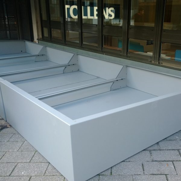 Bac Steelab Acier Zingué Ral 7042 micronisé 2