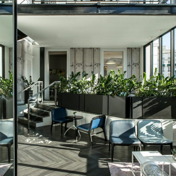 Jardinières fines IMAGE'IN IRF en fibre ciment sur mesure