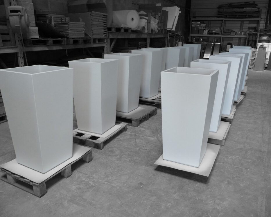 Bacs évasés IMAGE'IN en atelier