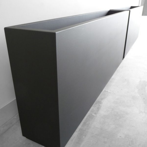 Jardinières fines IMAGE'IN IRF en fibre ciment sur mesure