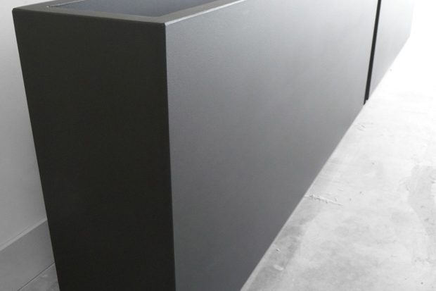 Jardinières fines IMAGE'IN IRF en fibre ciment sur mesure