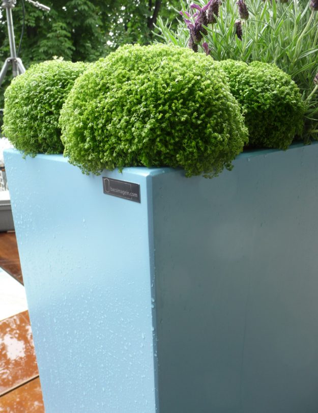 Pot évasé IMAGE'IN en fibrociment laqué sur mesure