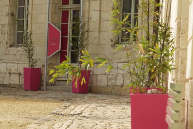 Jardinières avec base étroite IMAGE'IN en fibre ciment sur mesure