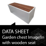 Data Sheet of IMAGE'IN garden chest with wooden seat