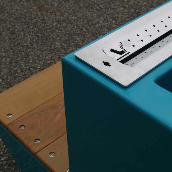 Bac-alu-Steelab-avec-assise-bois-et-cendrier-3 Jardinière steelab