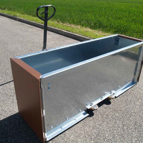 Jardinière sur mesure Bac STEELAB SPA d'ATELIER SO GREEN