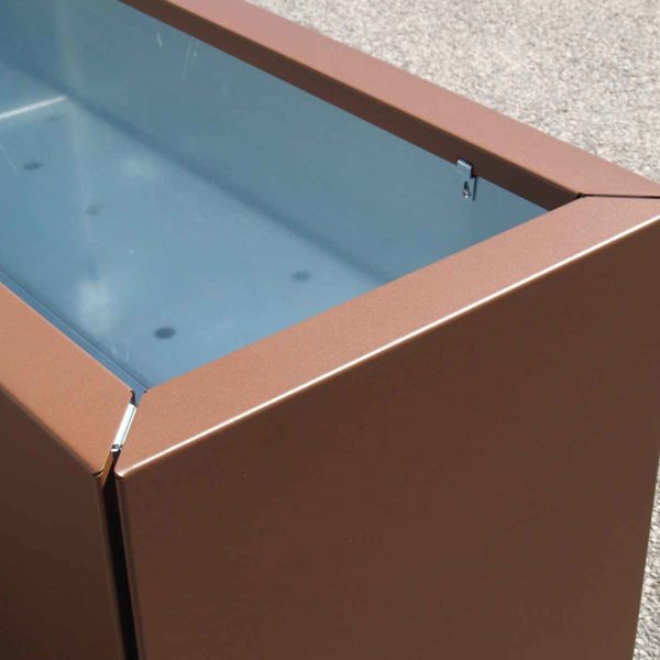 Jardinière sur mesure Bac STEELAB SPA d'ATELIER SO GREEN