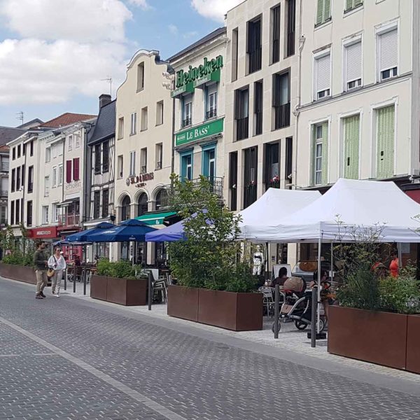 Jardinière sur mesure Bac STEELAB SPA d'ATELIER SO GREEN