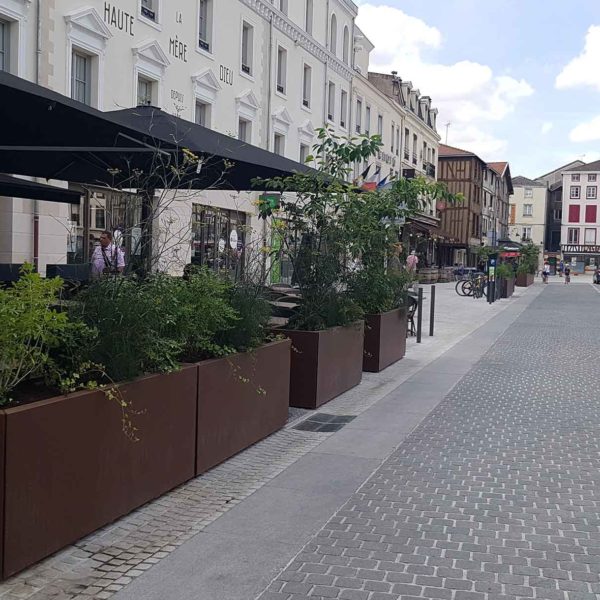 Jardinière sur mesure Bac STEELAB SPA d'ATELIER SO GREEN