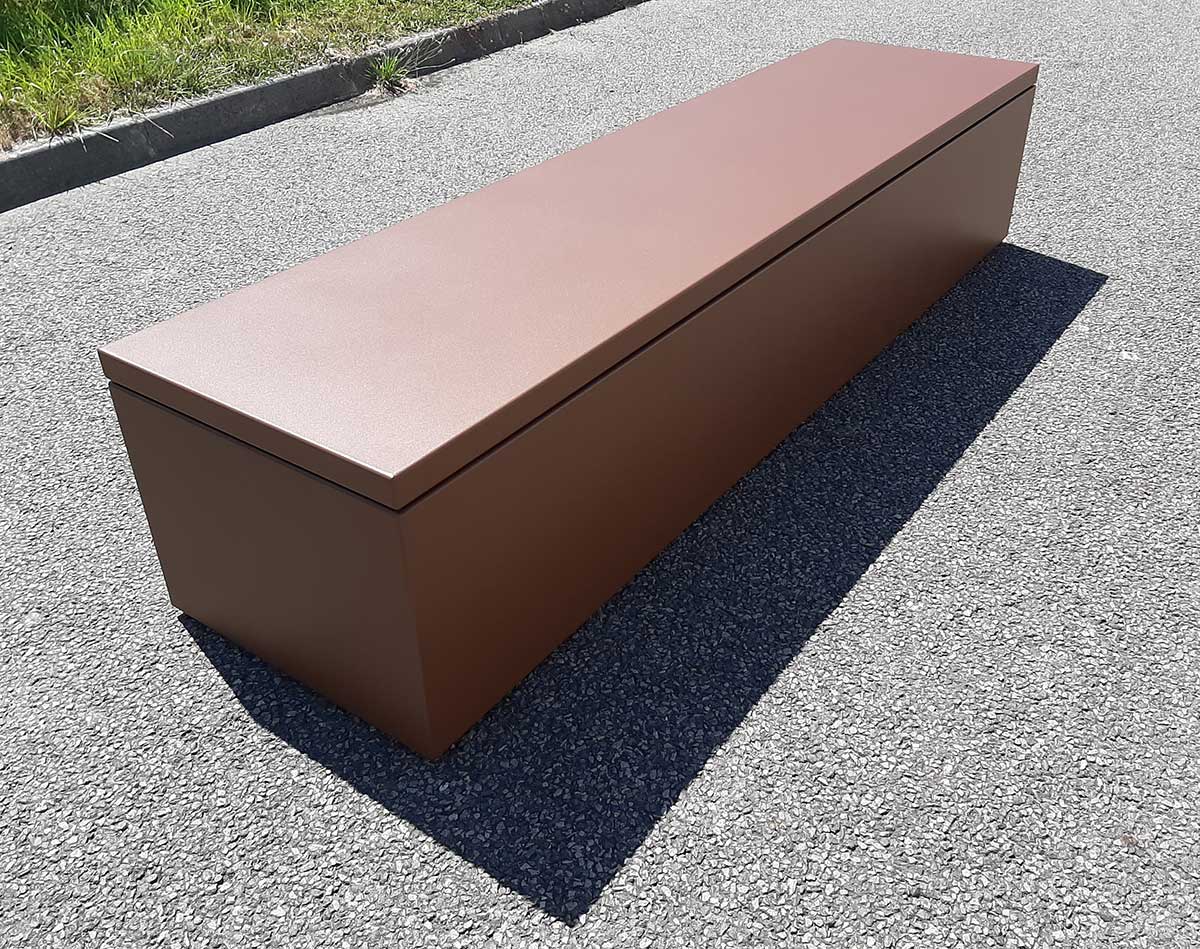 Large watertight garden storage chest STEELAB