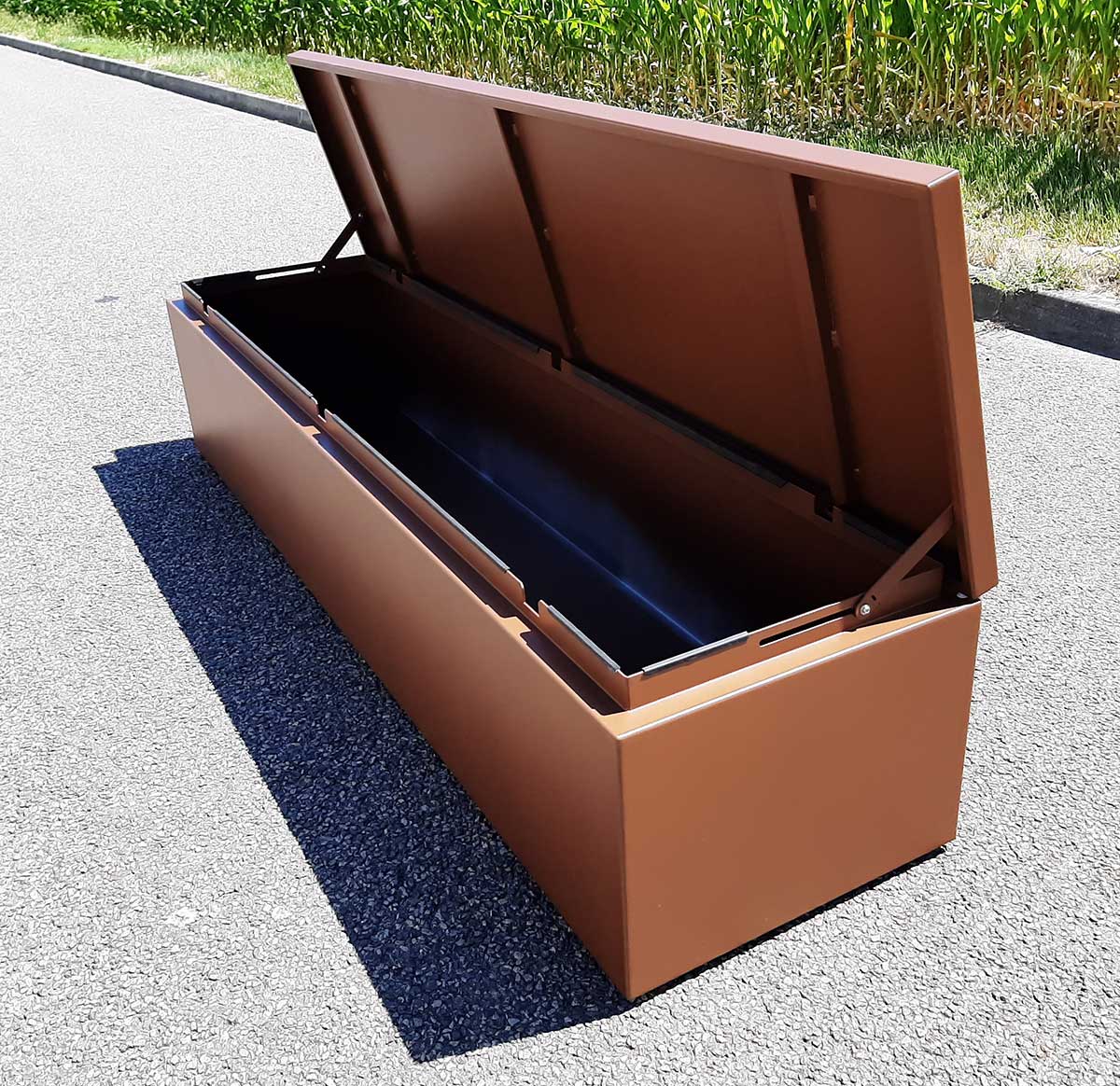 Large watertight garden storage chest STEELAB