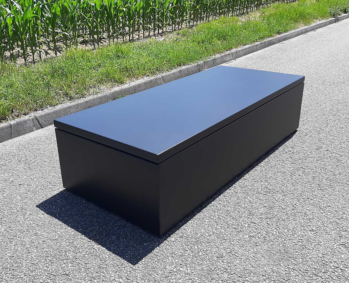 Large watertight garden storage chest STEELAB