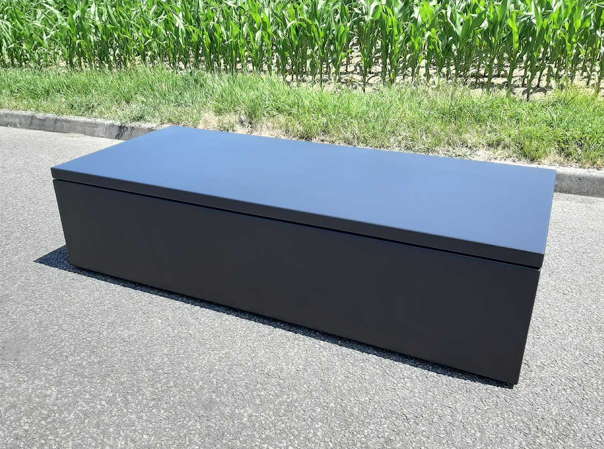 Large watertight garden storage chest STEELAB