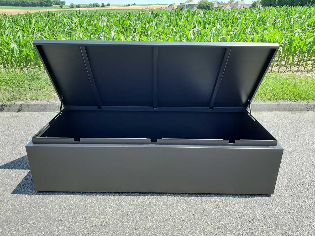 Large watertight garden storage chest STEELAB