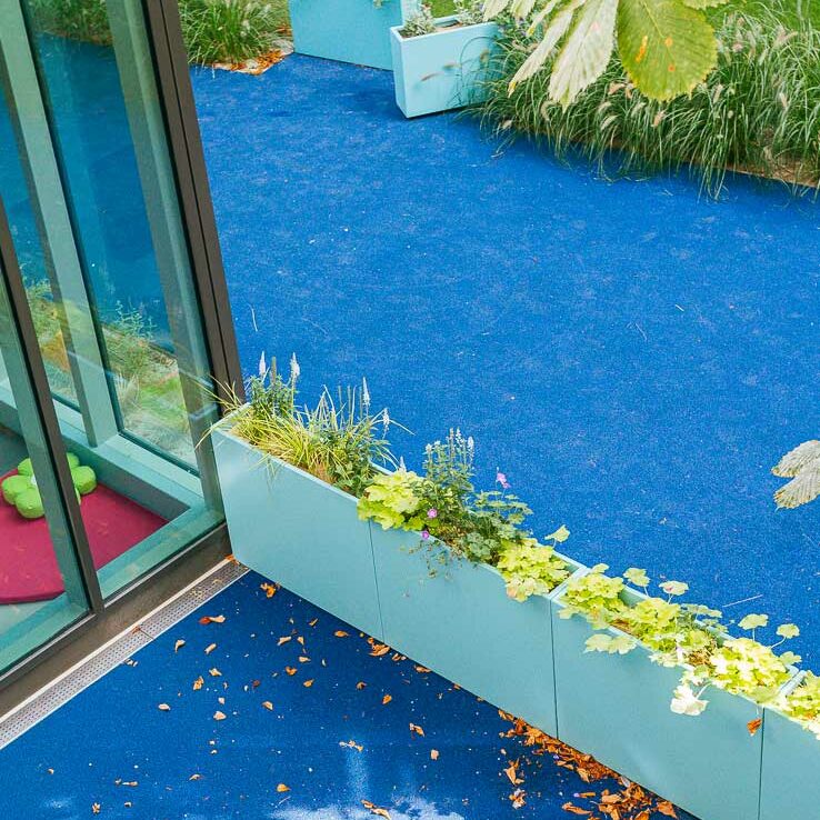 Séparation d'espaces avec des jardinières fines IMAGE'IN