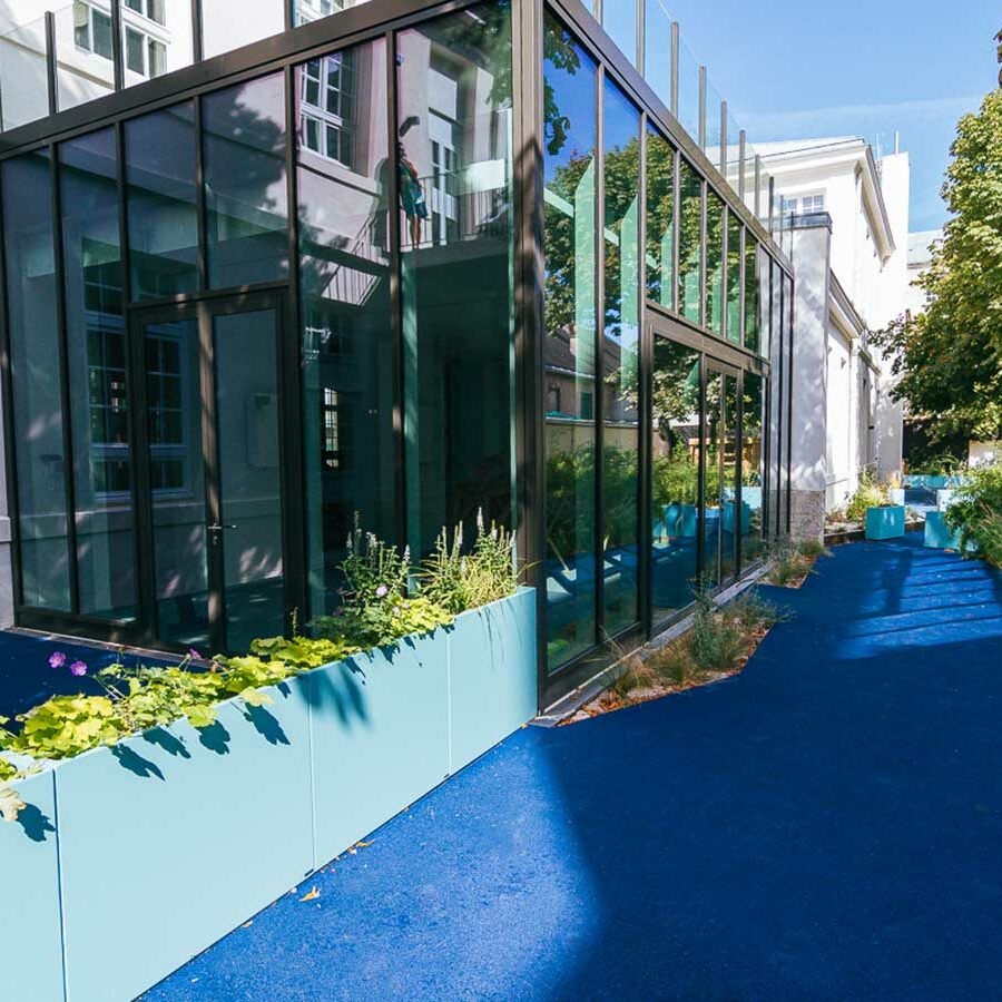 Séparation d'espaces avec des jardinières fines IMAGE'IN