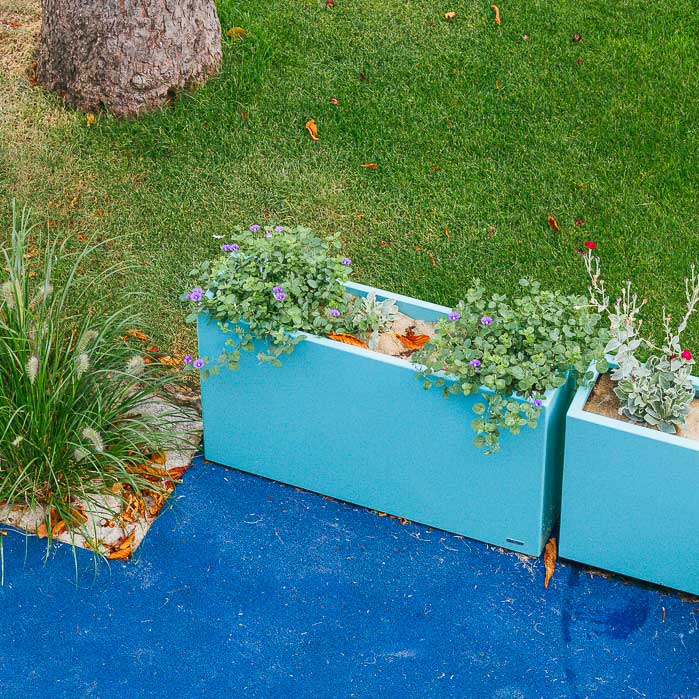 Séparation d'espaces avec des jardinières fines IMAGE'IN