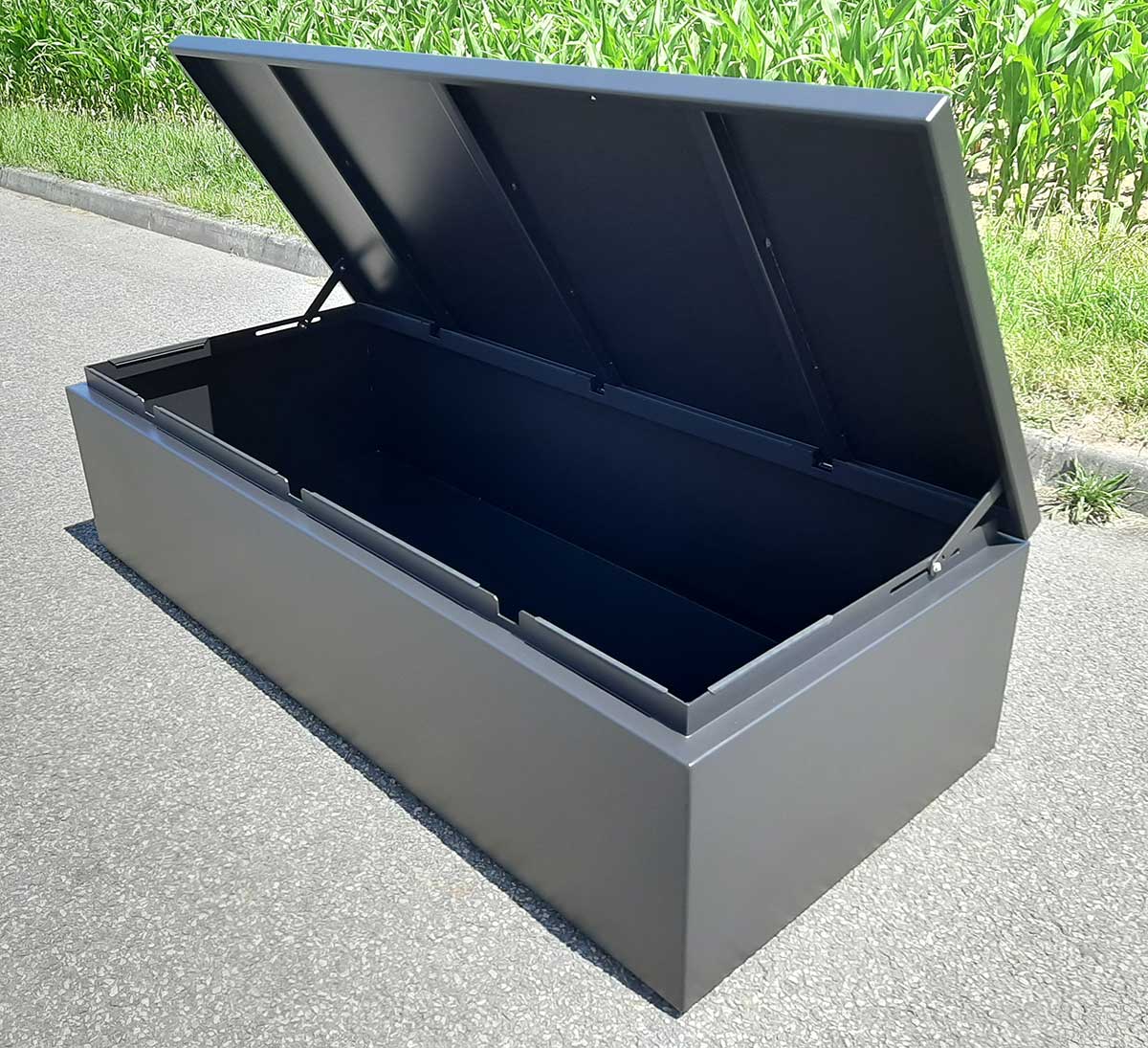 Large watertight garden storage chest STEELAB