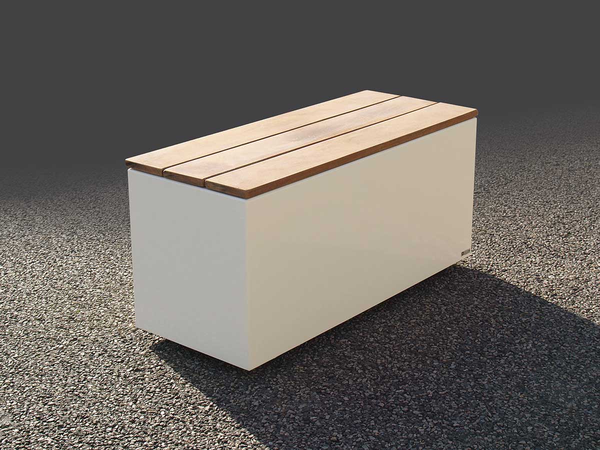 IMAGE'IN Made to measure outdoor storage chest and bench