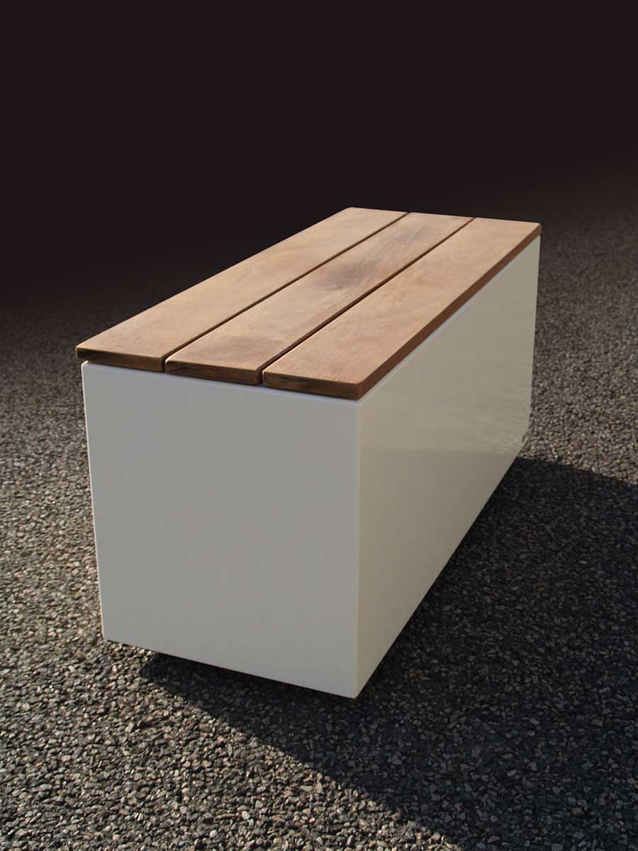 IMAGE'IN Made to measure outdoor storage chest and bench