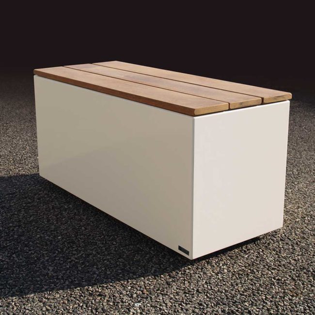 IMAGE'IN Made to measure outdoor storage chest and bench