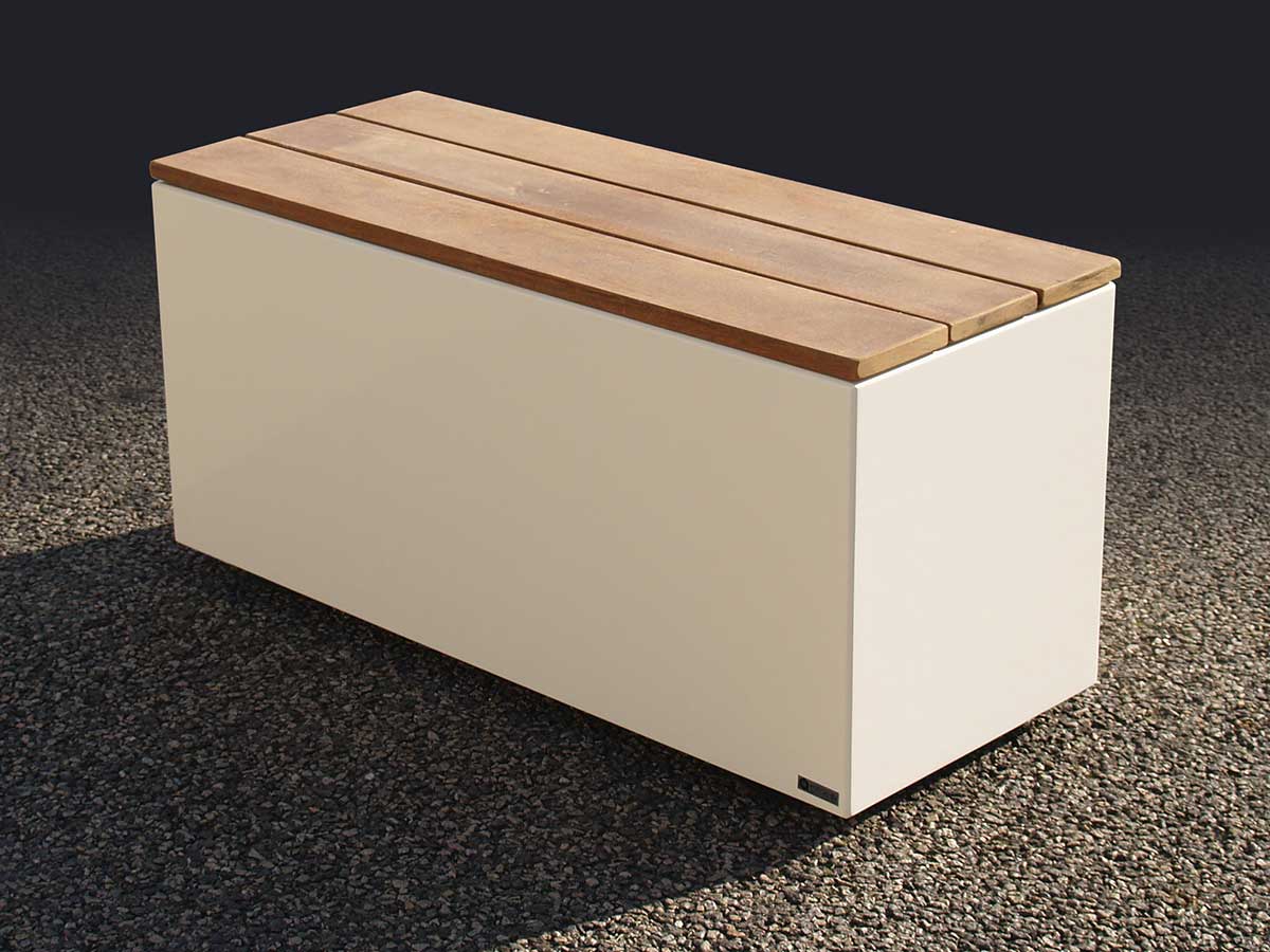 IMAGE'IN Made to measure outdoor storage chest and bench