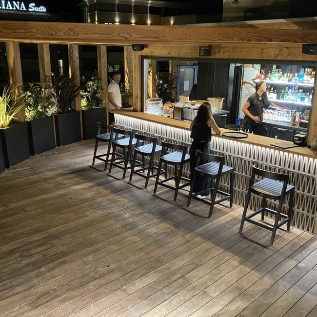 STEELAB SBA metal planters with removable growing tray