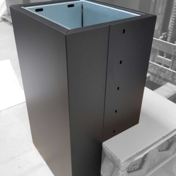 STEELAB SBA metal planters with removable growing tray STEELAB SBA metal planters with removable growing tray