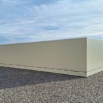 Jardinière STEELAB SAR en aluminium soudé avec assiette de réserve d'eau intégrée