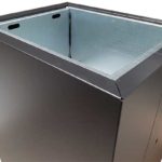 made to measure assembled planter with removable growing tray