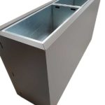 made to measure assembled planter with removable growing tray