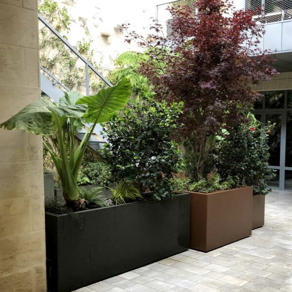 Bacs-STEELAB-SAS-4 Jardinières sur mesure STEELAB SAS en aluminium soudé, Fabrication française par ATELIER SO GREEN