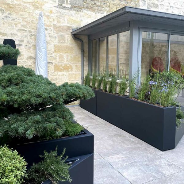 Jardinieres-STEELAB-SAS-4 Jardinières sur mesure STEELAB SAS en aluminium soudé, Fabrication française par ATELIER SO GREEN