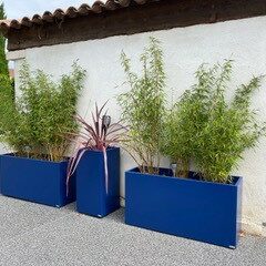 jardinières sur mesure en fibre ciment laqué IMAGE'N
