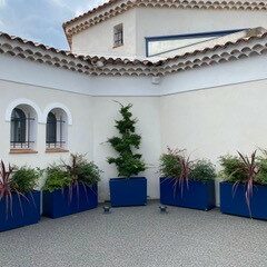 jardinières sur mesure en fibre ciment laqué IMAGE'N