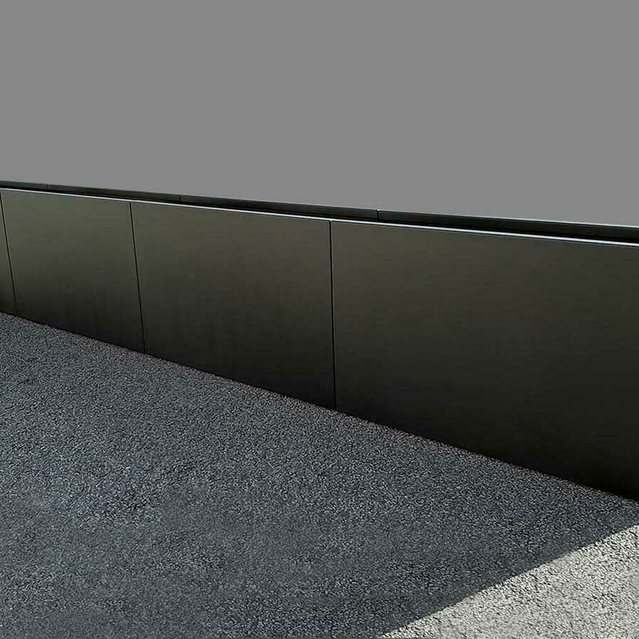 Grand linéaire de jardinières STEELAB SAS-L