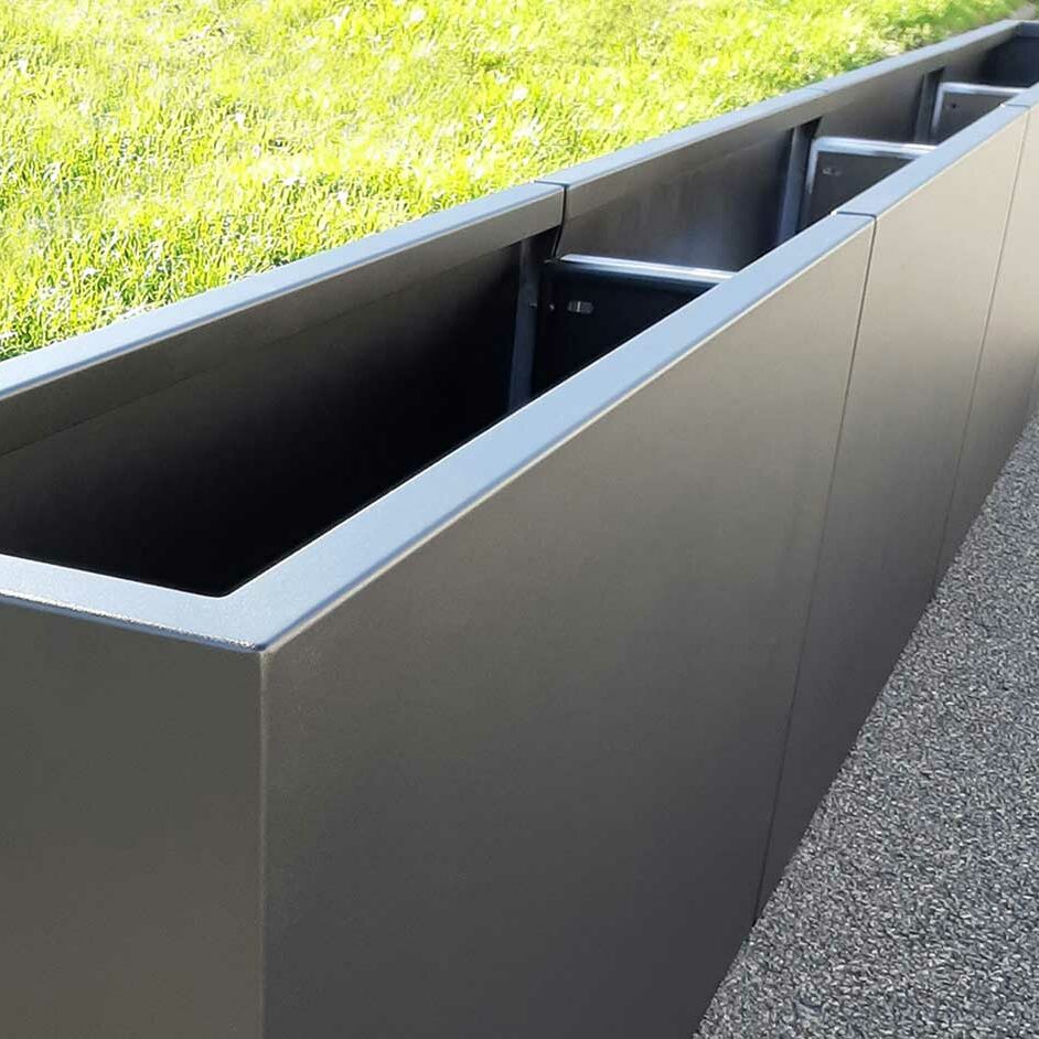 Grande longueur de jardinières STEELAB SAS-L