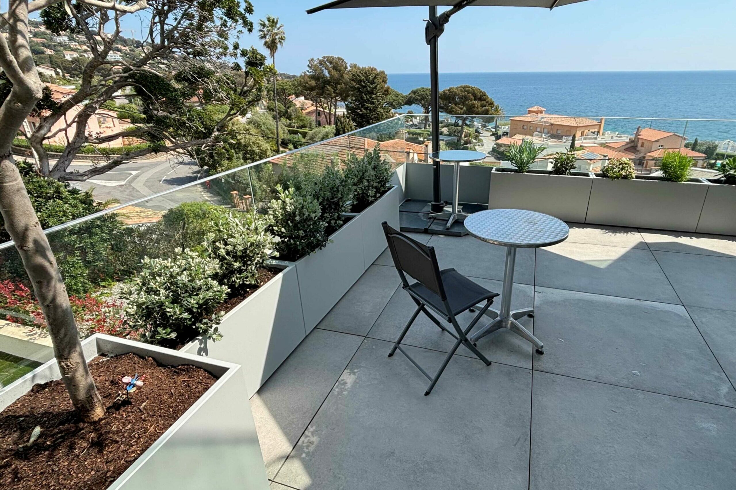 IMAGE'IN Jardinière pour bord de mer en fibre-ciment
