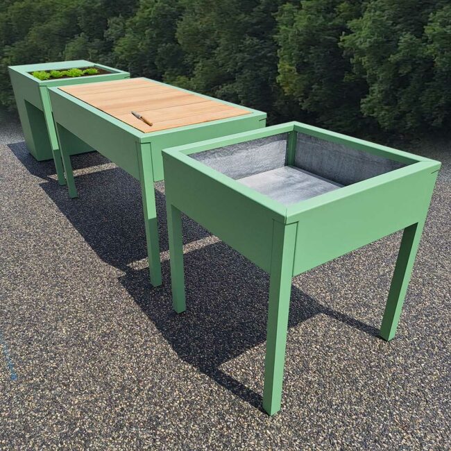 STEELAB SAA Ensemble de bac potager et table de culture PMR