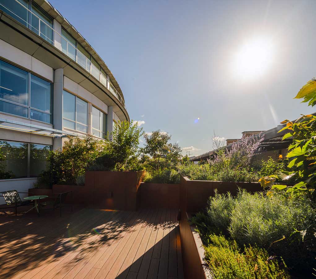 Jardinières sur mesure en aluminium de la marque STEELAB de chez ATELIER SO GREEN