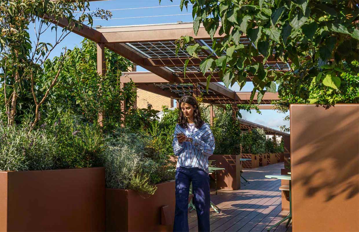 Bacs à plantes sur mesure en aluminium de la marque STEELAB de chez ATELIER SO GREEN